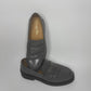 Christian Dior New Boy Grey Leather Flats