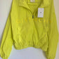 Givenchy Yellow Windbreaker Jacket with Embroidered Logo, Size 40 – New with Tags, Made in Italy
