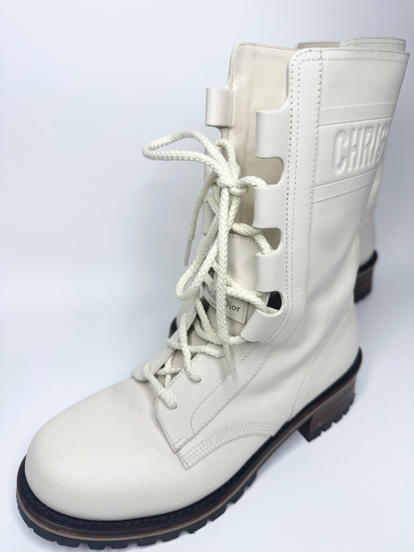 Christian Dior Leather Quest Tall Boots 