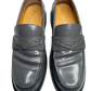 Christian Dior New Boy Grey Leather Flats, Size 38 – Luxury designer shoes made in Italy, featuring premium grey leather, an iconic logo detail, and a stylish strap.