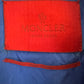 MONCLER Flower Detailed Silk Vest Jacket with Hood in Blue, Size 1 - Very Good Condition