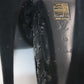 Черные туфли LOUIS VUITTON с пайетками, сеткой и замшей с открытым носком и монограммой