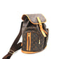 LOUIS VUITTON PARIS Коричневая сумка-рюкзак из ткани с монограммой Sac Bospore - сделано во Франции
