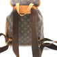 LOUIS VUITTON PARIS Коричневая сумка-рюкзак из ткани с монограммой Sac Bospore - сделано во Франции