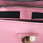 Сумка GUCCI Bamboo Top Handle из розовой кожи среднего размера