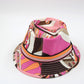 EMILIO PUCCI Fuchsia and Black Cotton Bucket Hat | Stylish Sun Protection