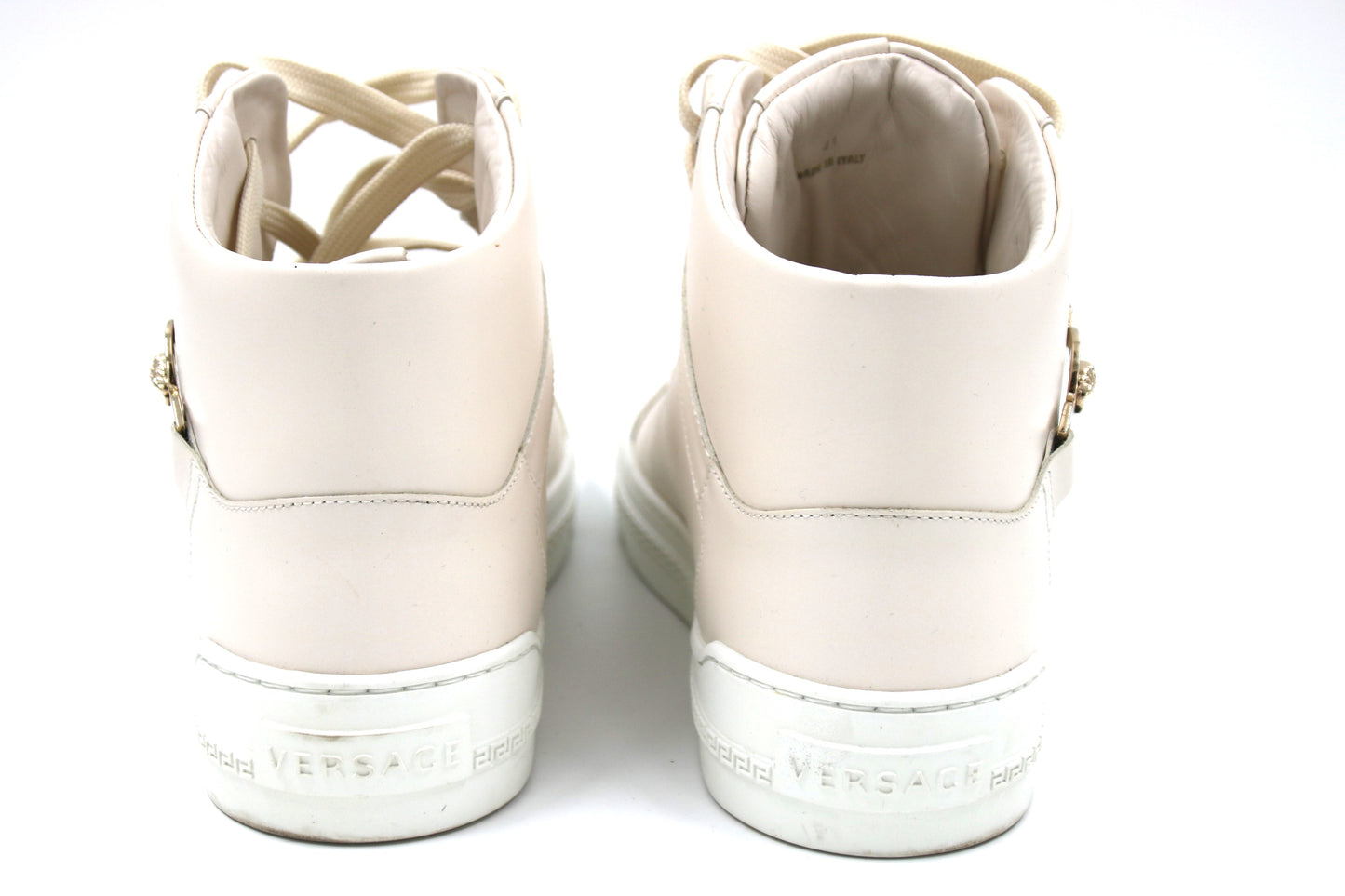Versace Women Vitello Sneaker White Size 41