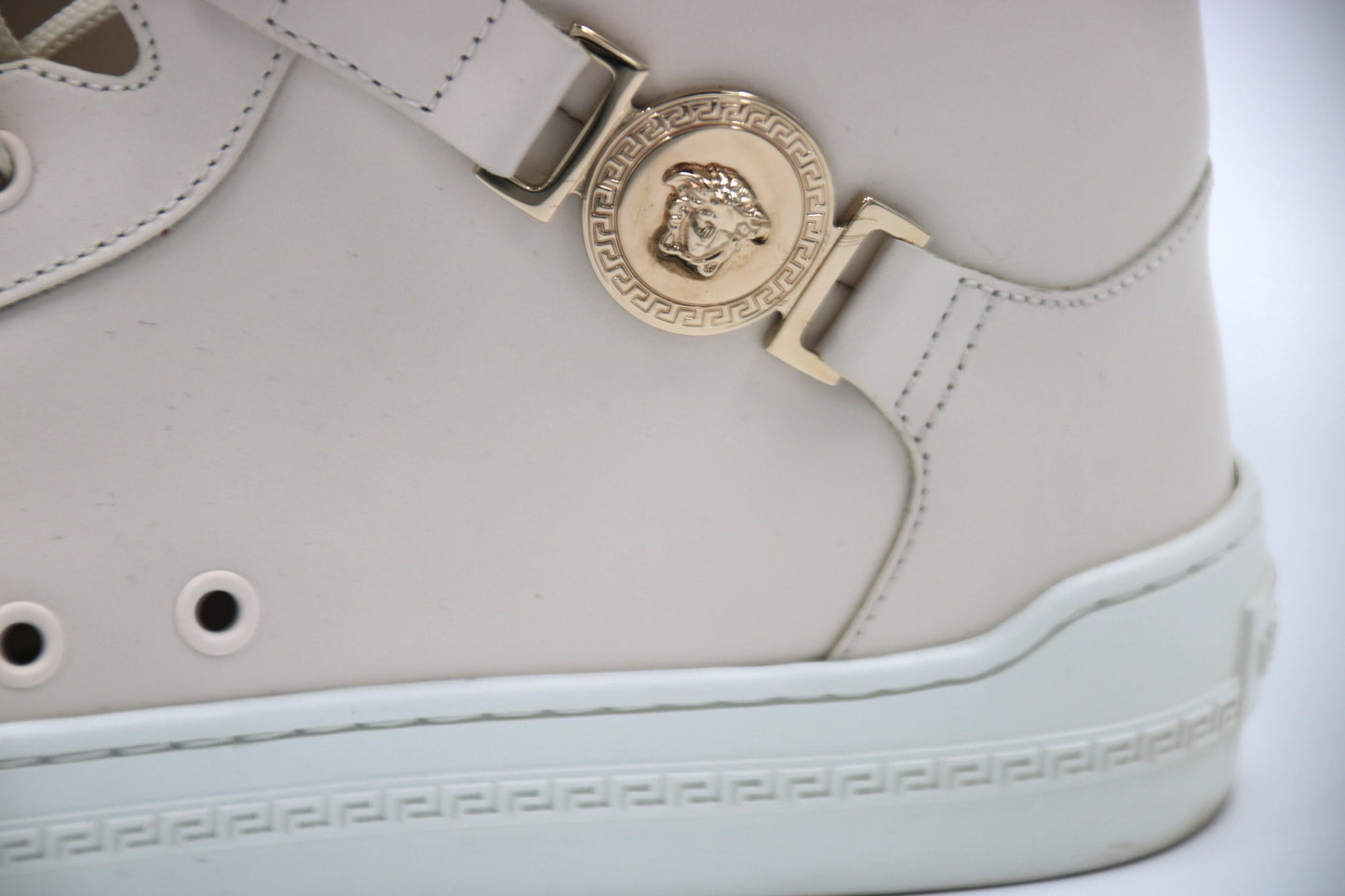 Versace Women Vitello Sneaker White Size 41
