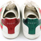Gucci white Ace 'Interlocking G' Sneakers Size 39.5