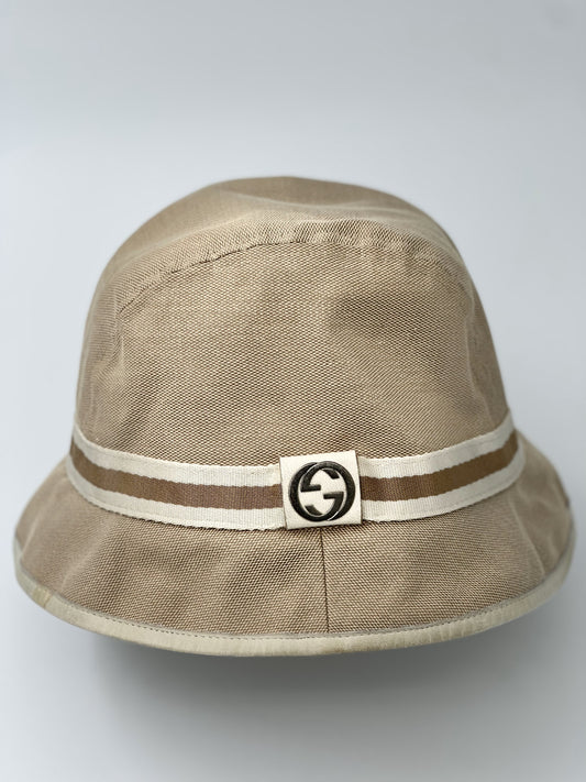 Gucci Beige Bucket Hat | Size Medium | Unisex