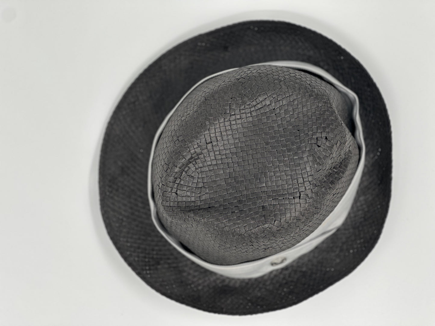 Chapeau de paille noir CHRISTIAN DIOR | Taille T4 (Enfants) | Bonne condition