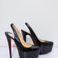 CHRISTIAN LOUBOUTIN Black Leather Pumps | Size IT 37.5 | New, Never Worn | Made in Italy