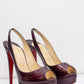 Christian Louboutin Cathay Oxblood Patent Pumps 