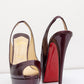 CHRISTIAN LOUBOUTIN Cathay Oxblood Patent Pumps | Size IT 37.5 | Very Good Condition | Made in Italy