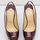 Christian Louboutin Cathay Oxblood Patent Pumps 