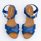 Fendi Blue Platform Flat Sandal | IT 37.5 | Made in Italy
