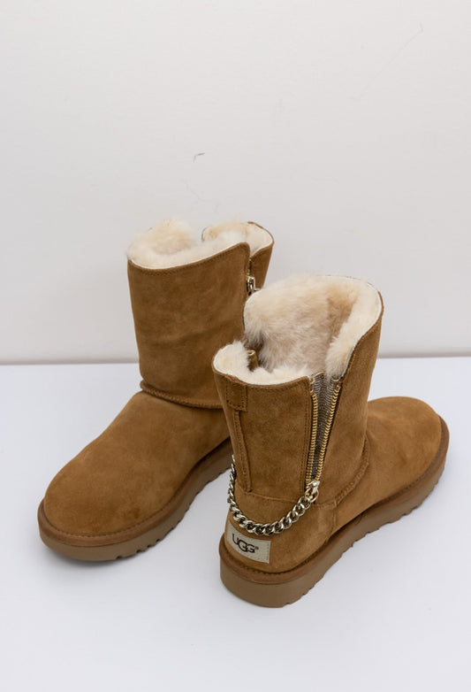 UGG Leather Ankle Boots | Sheepskin