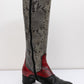Missouri Crocodile Leather Knee-High Boots | IT 37 | Made in Italy