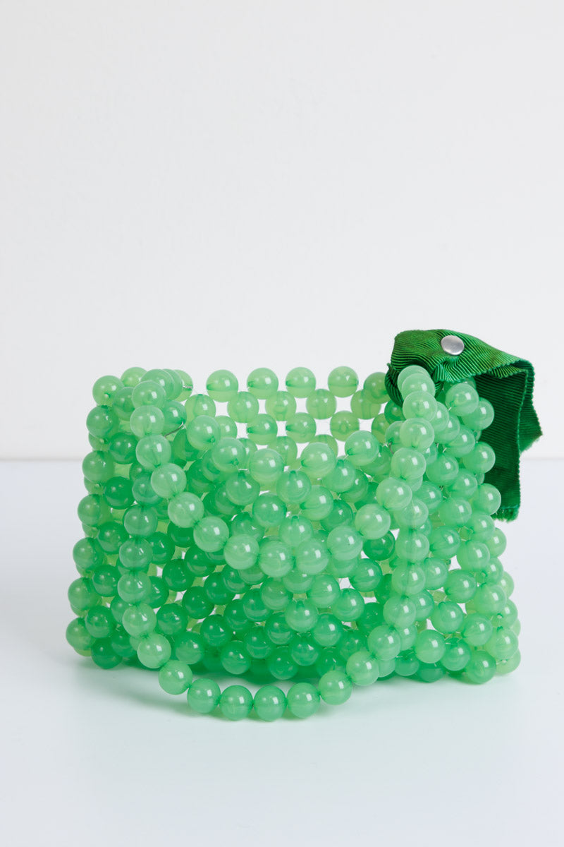 MiMiSol Mini Green Beads Girl Bag