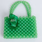 MiMiSol Mini Green Beads Girl Bag