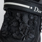 CHRISTIAN DIOR Schwarze Fusion Low Sneakers | Besatz aus Leder und Gummi