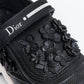 CHRISTIAN DIOR Black Fusion Low Sneakers | Leather and Rubber Trim