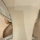 FENDI Metallic Silver Leather T-Strap Platform Sandals – Size 37.5