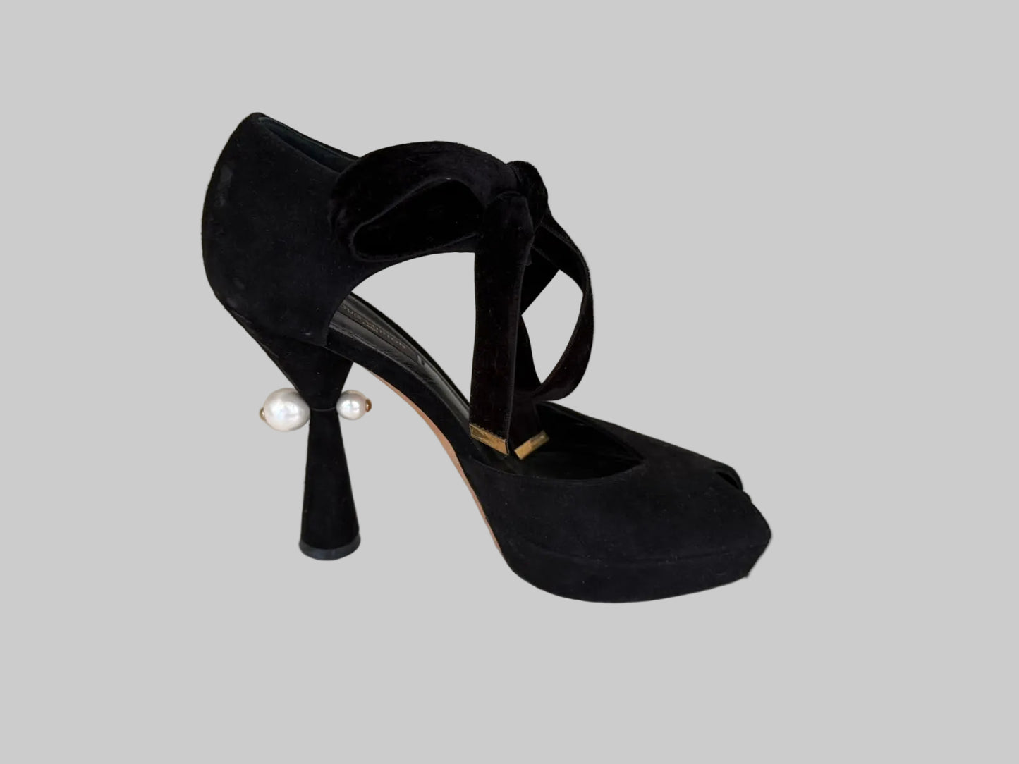 LV black shoes