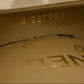 Authentic CHANEL Beige Metallic Gold Leather Cap Toe Chain Pumps IT 38.5 C Excellent Condition