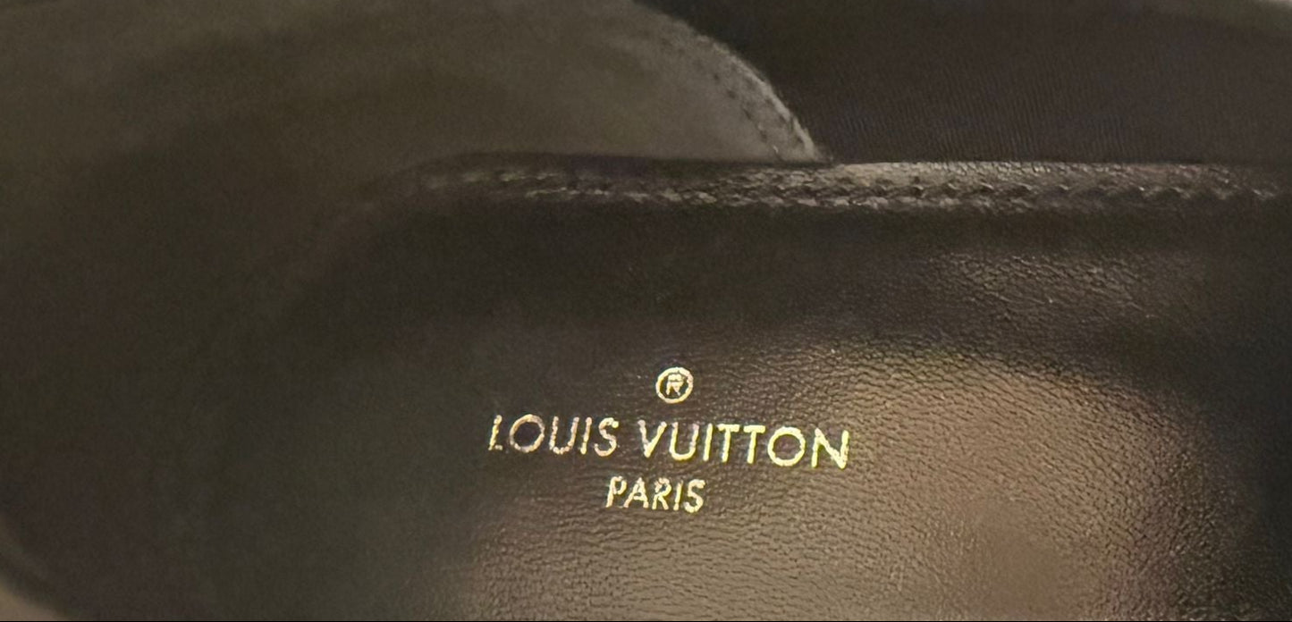 Authentic Louis Vuitton Monogram Loafers – Size 38, Like-New Condition, Worn Once