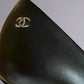 CHANEL Black Leather Pearl Heel Pumps (Size 38.5) | Authentic & Like New