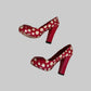 Authentic Louis Vuitton x Yayoi Kusama Red Patent Leather Polka Dot Pumps EU 38 – Collector’s Edition