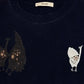 CELINE Wool Knitwear - Luxurious Navy Wool Sweater