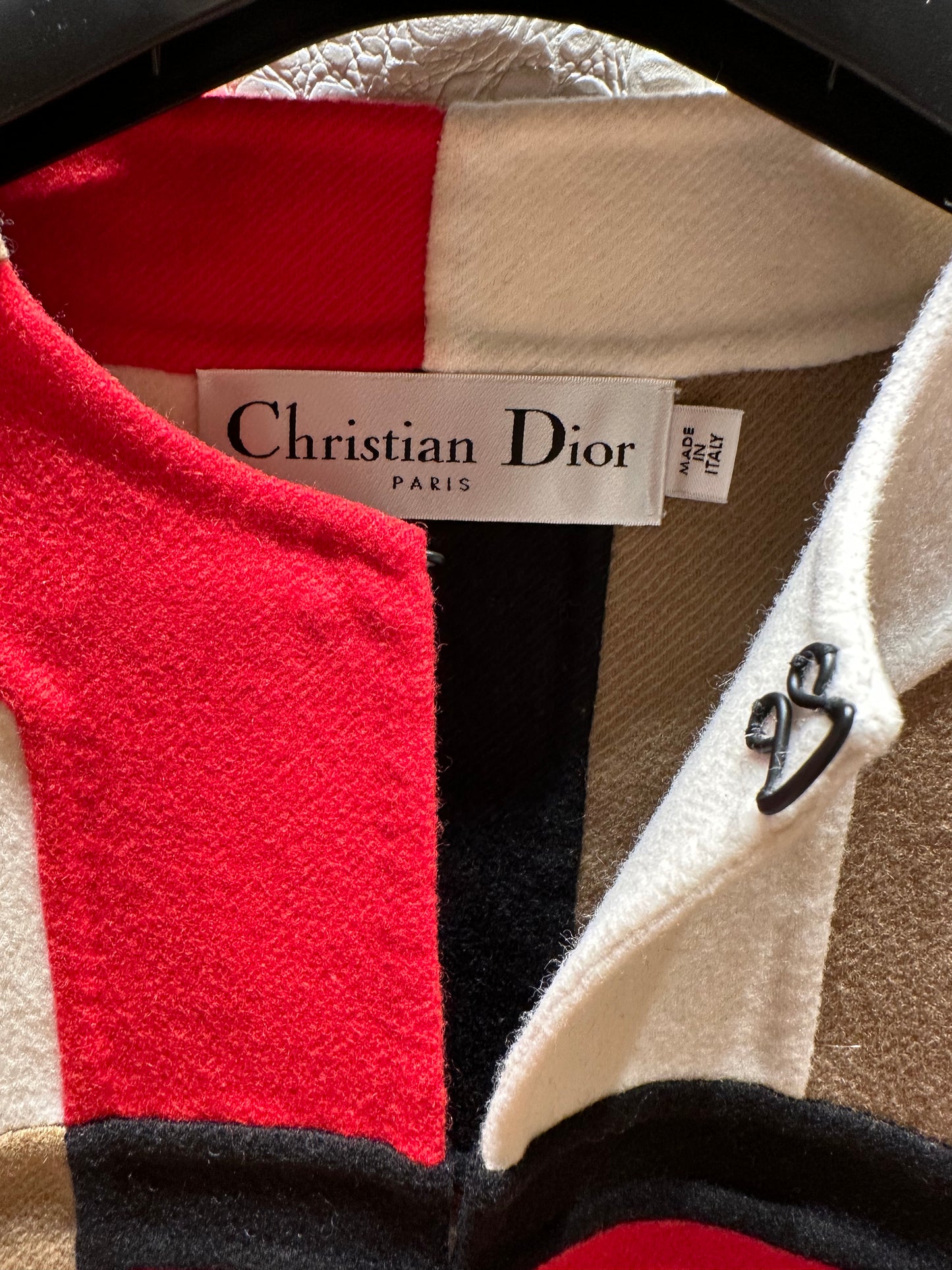 CHRISTIAN DIOR Sleeveless Wool Jacket with Pockets