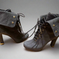 LOUIS VUITTON STARLETT Lace Up Suede Ankle Boots | Size IT 36 | Very Good Condition