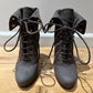 LOUIS VUITTON STARLETT Lace Up Suede Ankle Boots