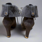 LOUIS VUITTON STARLETT Lace Up Suede Ankle Boots